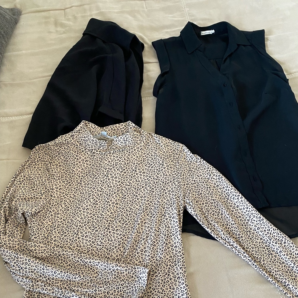 Bundle of 3 womens blouses